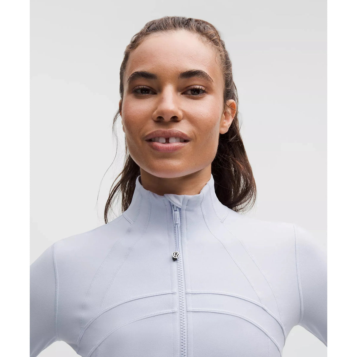 Lululemon Women's Define Cropped Jacket Nulu in Serene Blue