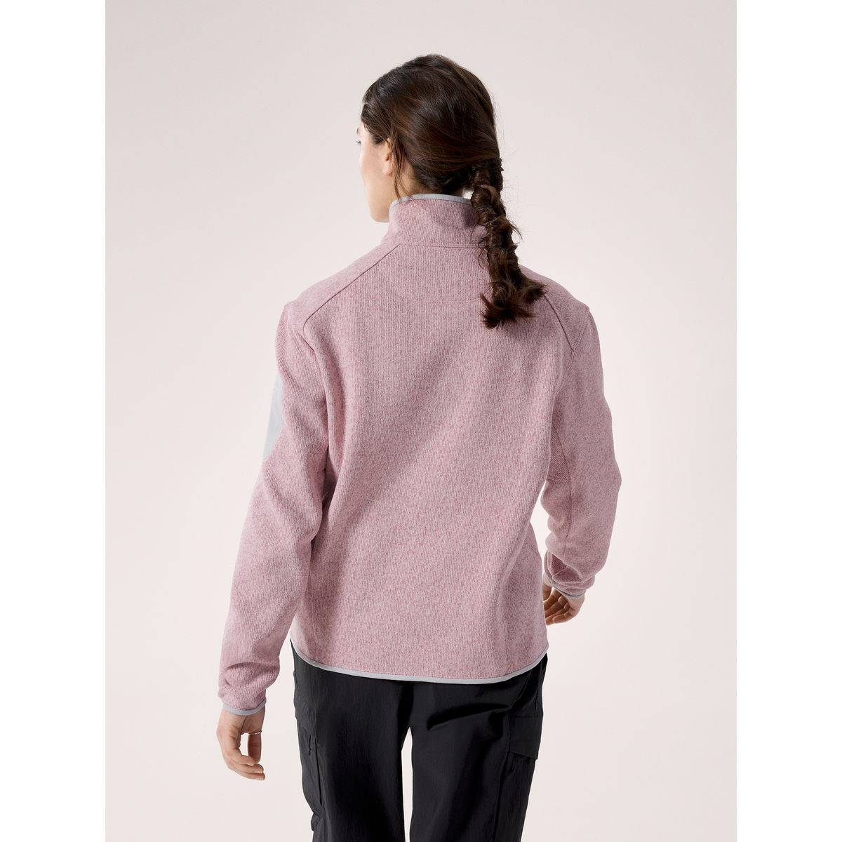 Arc'teryx Women's Covert Zip Neck in Alpine Rose Heather/Solitude