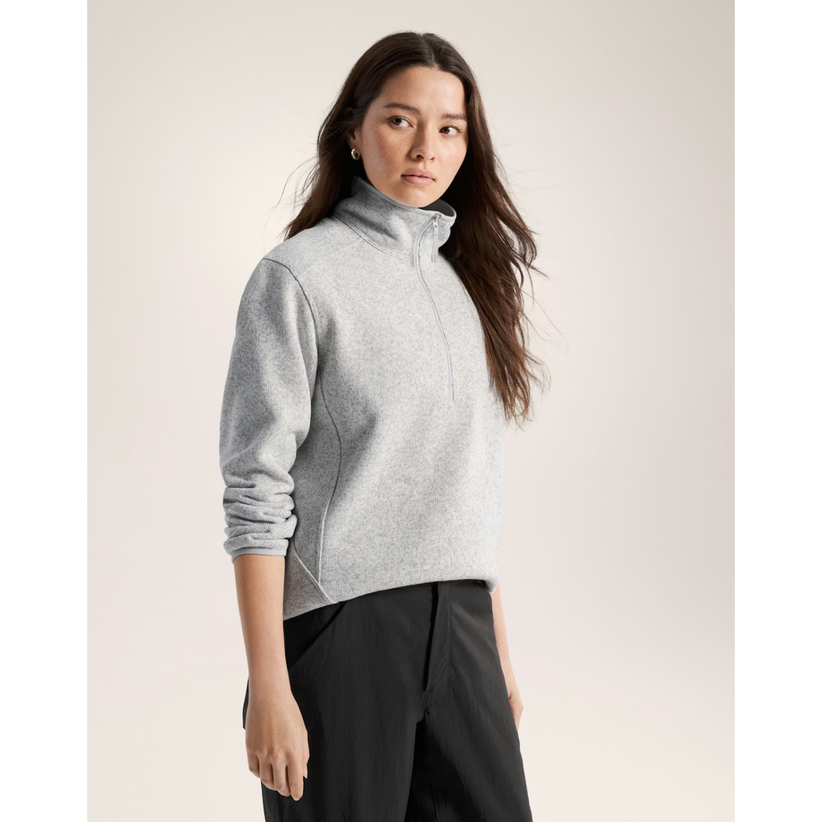 Arc'teryx Women's 1/2 Covert Zip Neck in Atmos Heather II