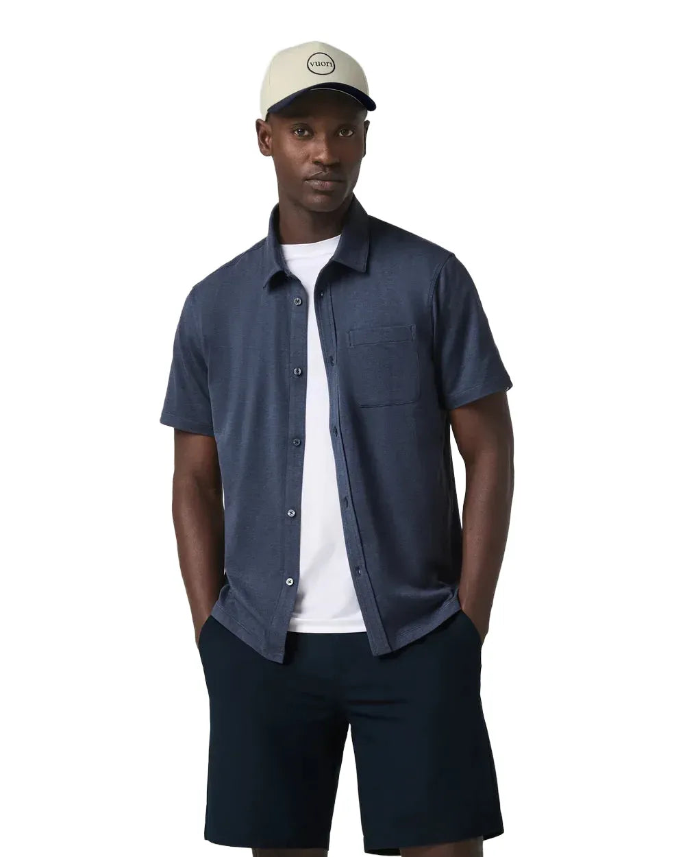 Vuori Men's Short Sleeve Ponto Button Down Shirt