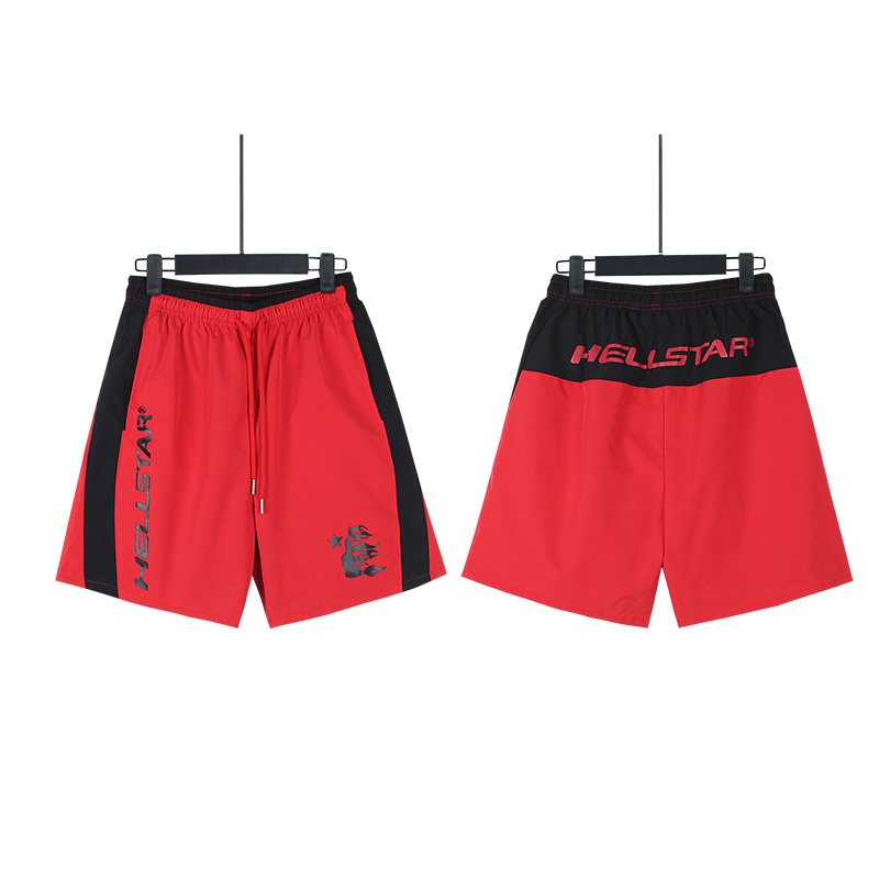 Hellstar Flame Graphic Shorts — front