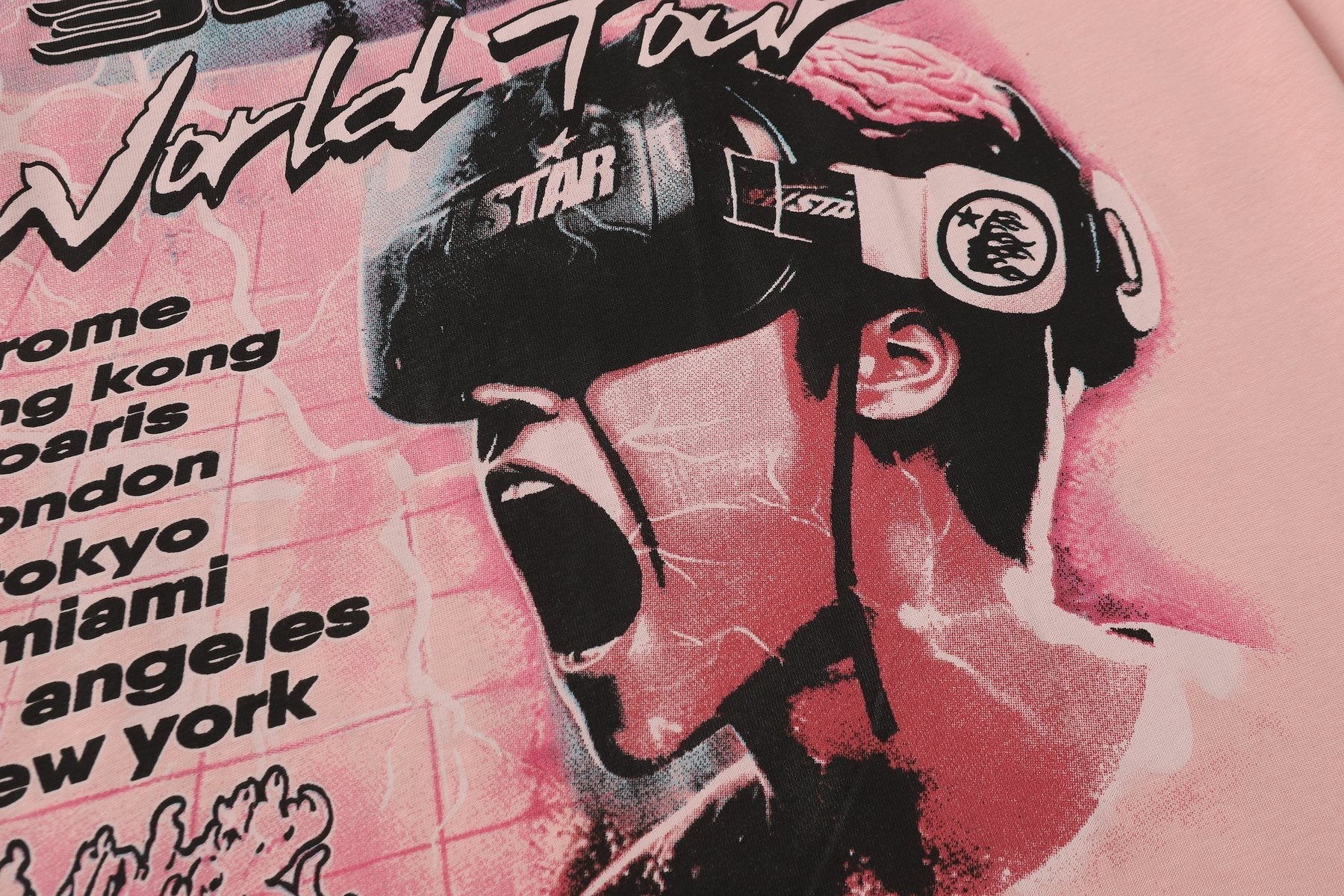 Hellstar Brainwashed 3005 World Tour Long-Sleeve T-Shirt — detail