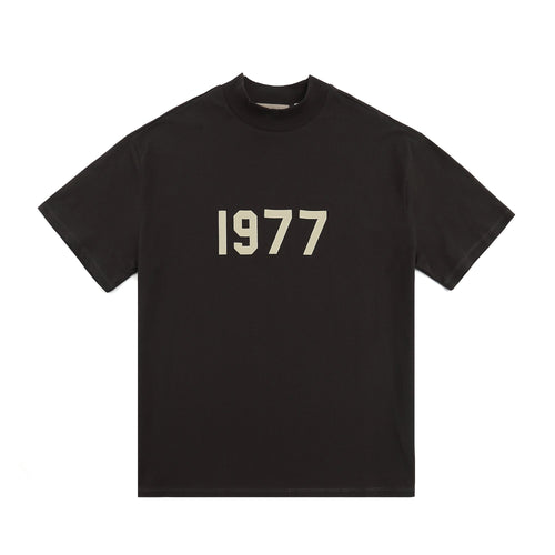 ESSENTIALS 1977 Contrast Graphic Mock-Neck T-Shirt — hero