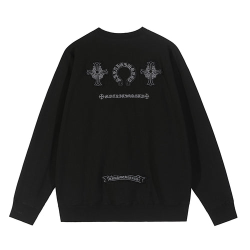 Chrome Hearts Cross Graphic Crewneck Sweatshirt — back