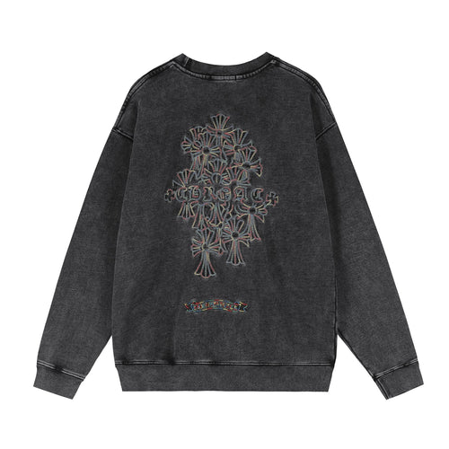 Chrome Hearts Cross Motif Embroidered Crewneck Sweatshirt — back