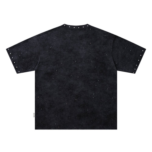 BKYS Revival Rhinestone Portrait Graphic T-Shirt — back