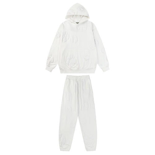 DENIM TEARS Floral Graphic Hoodie & Sweatpants Set — front