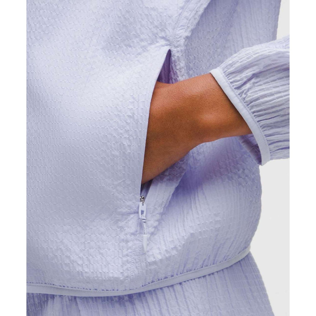 Lululemon Women's Adapted State Textured Jacket in Serene Blue